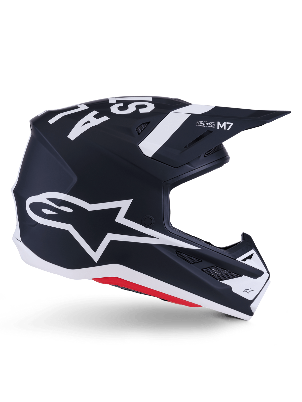 Alpinestars S-M7 Dasher Casco ECE 22.06 – Negro blanco mate - MxProStoreParts