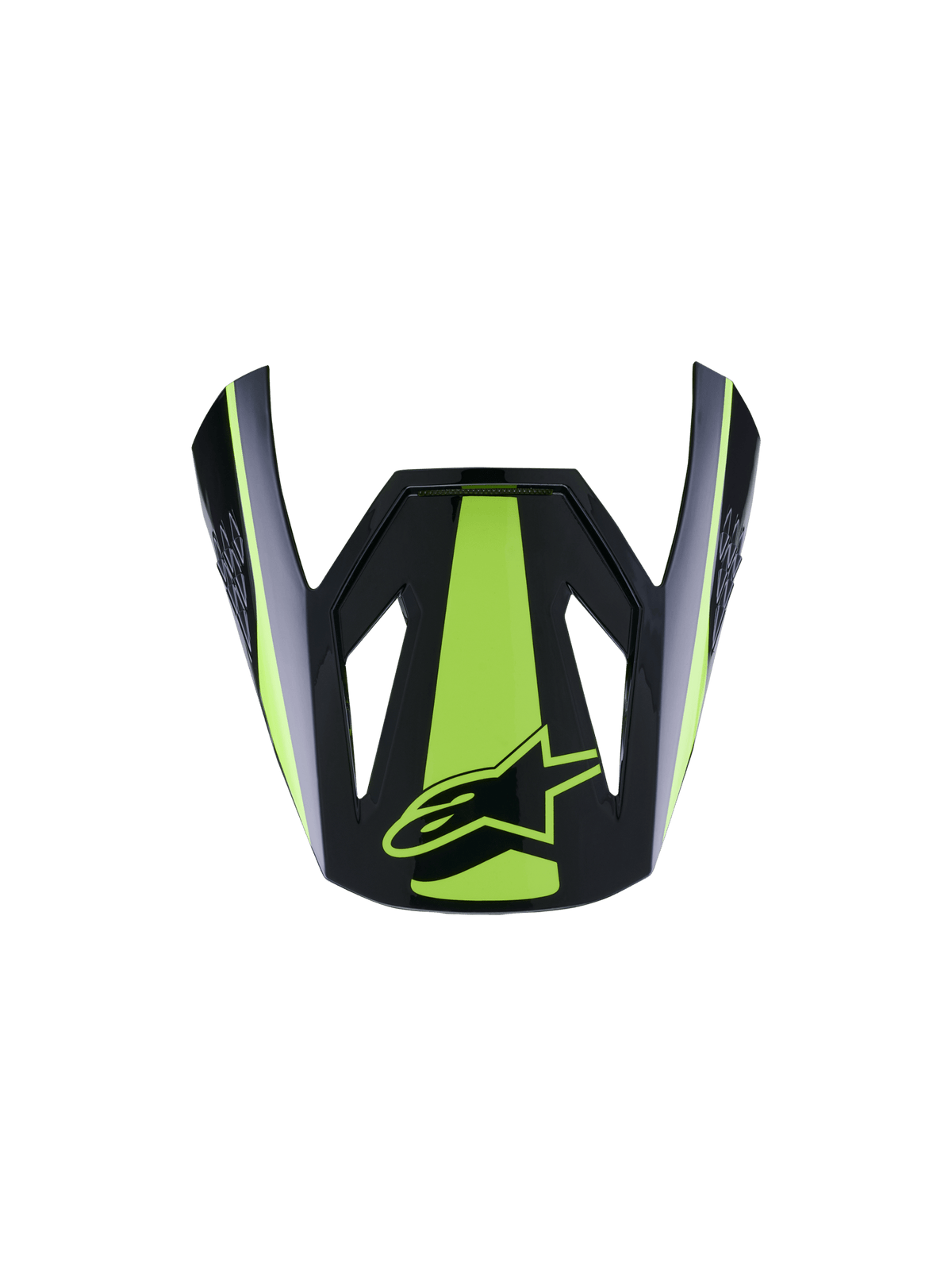 Alpinestars S-M3 Heat Vizier – Jaune fluo noir brillant - MxProStoreParts