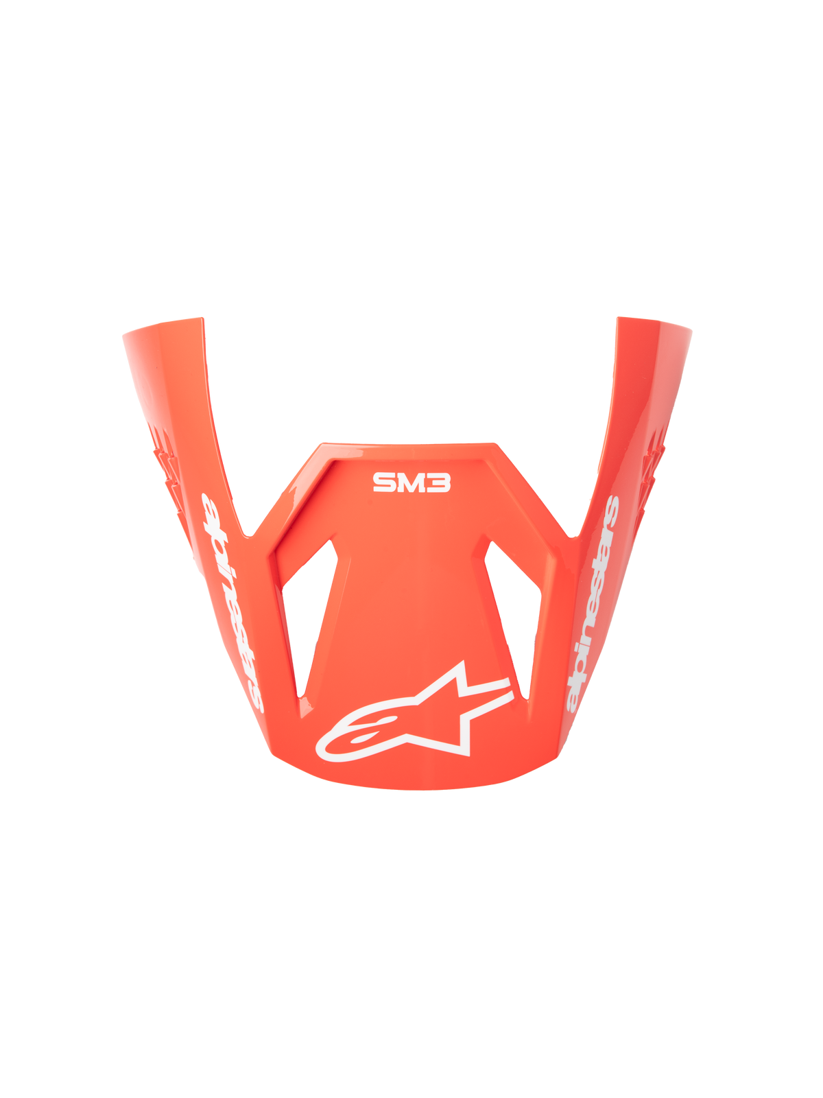 Alpinestars S-M3 Radium Vizier – Zwart rood fluo wit glans