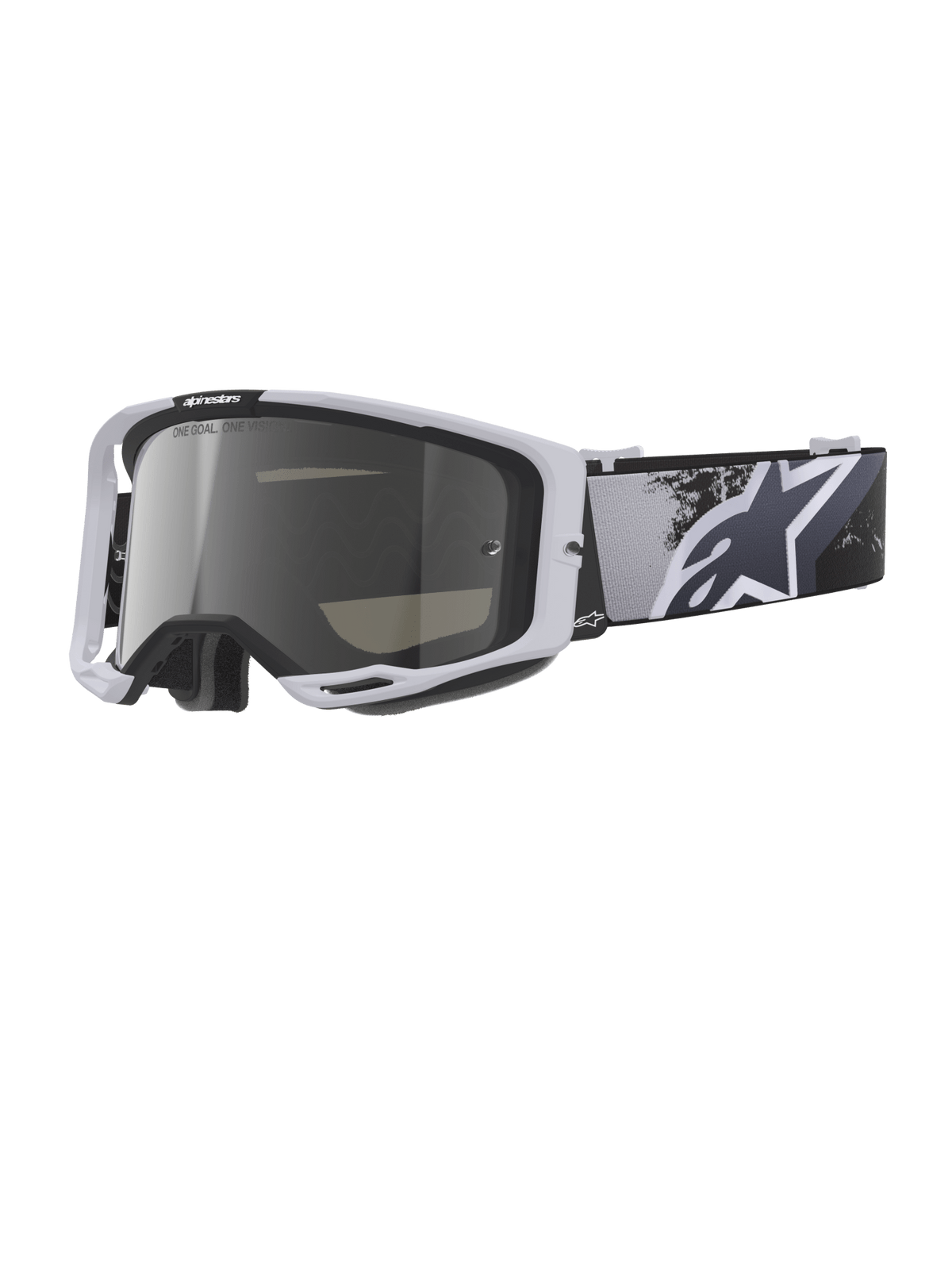 Alpinestars Vision 8 Lahnd Crossbril – Iron camo spiegel zilver