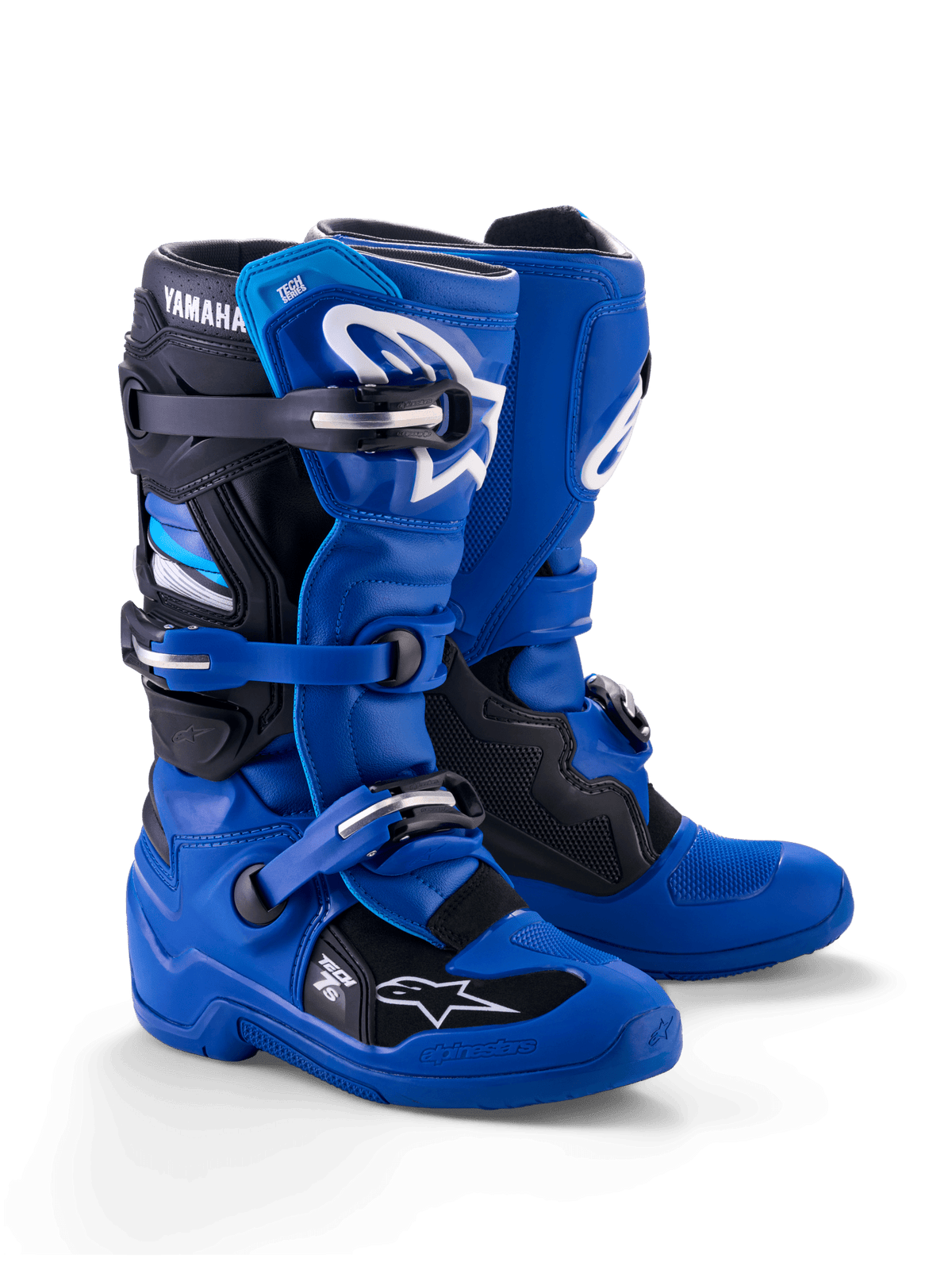 Alpinestars Yamaha Tech 7S Stiefel – Blau Schwarz Weiß - MxProStoreParts