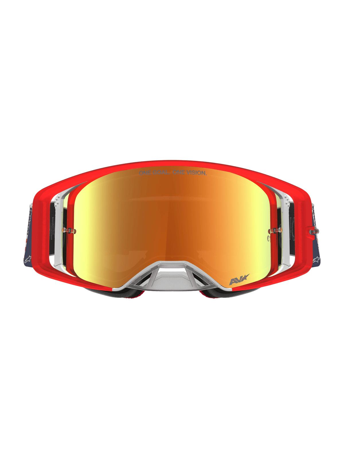 Alpinestars Supertech FiftyFold Beperkte Oplage Crossbril – Blauw rood wit spiegel rood - MxProStoreParts