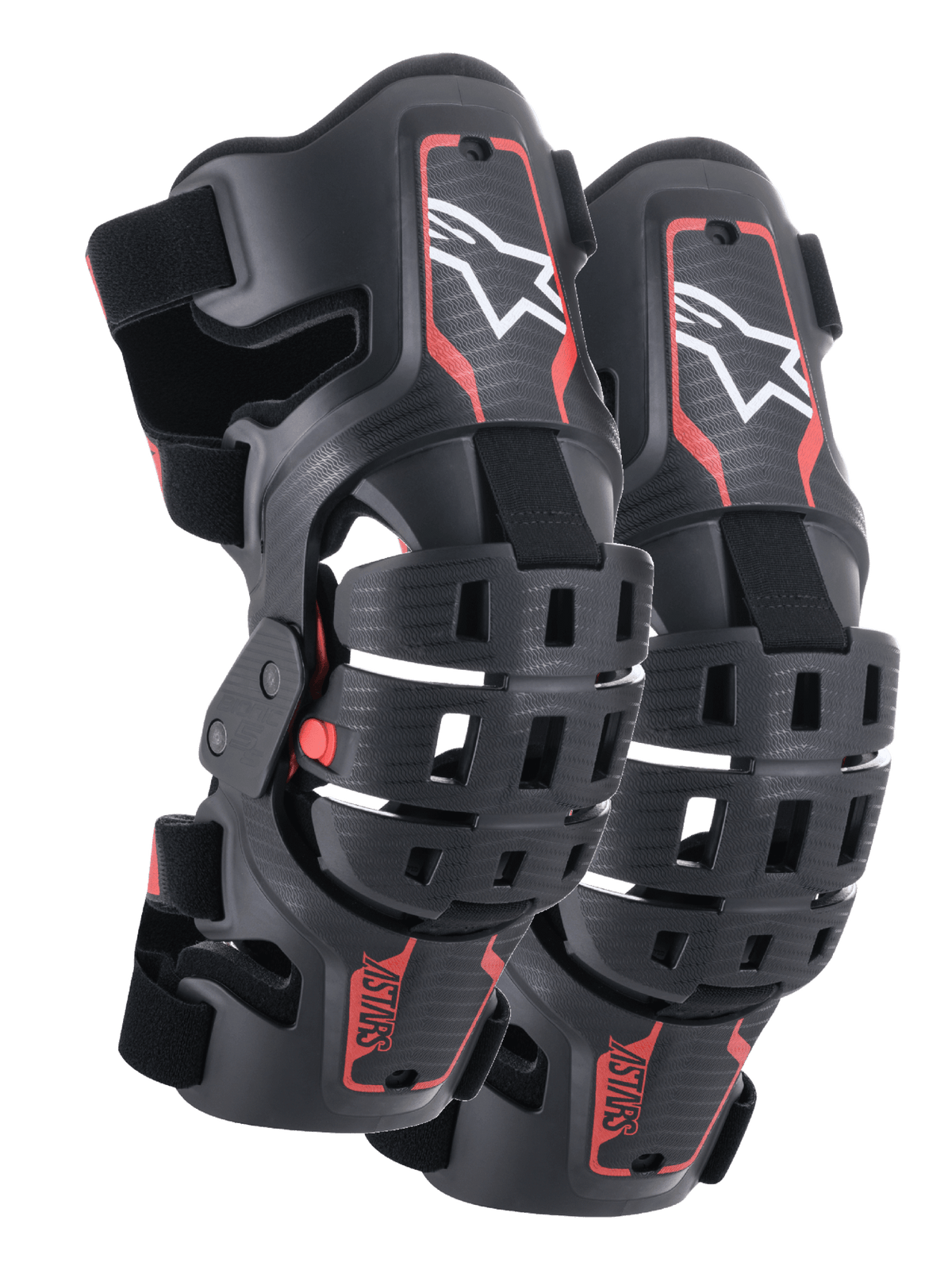 Alpinestars Juvenil Bionic 5S Protector de rodilla – Negro rojo - MxProStoreParts