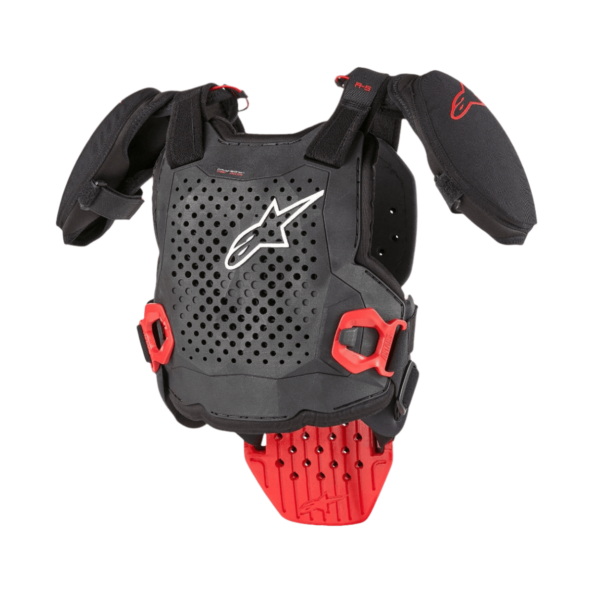 Alpinestars Juvenil A-5 S Protector de Pecho – Negro, blanco y rojo - MxProStoreParts
