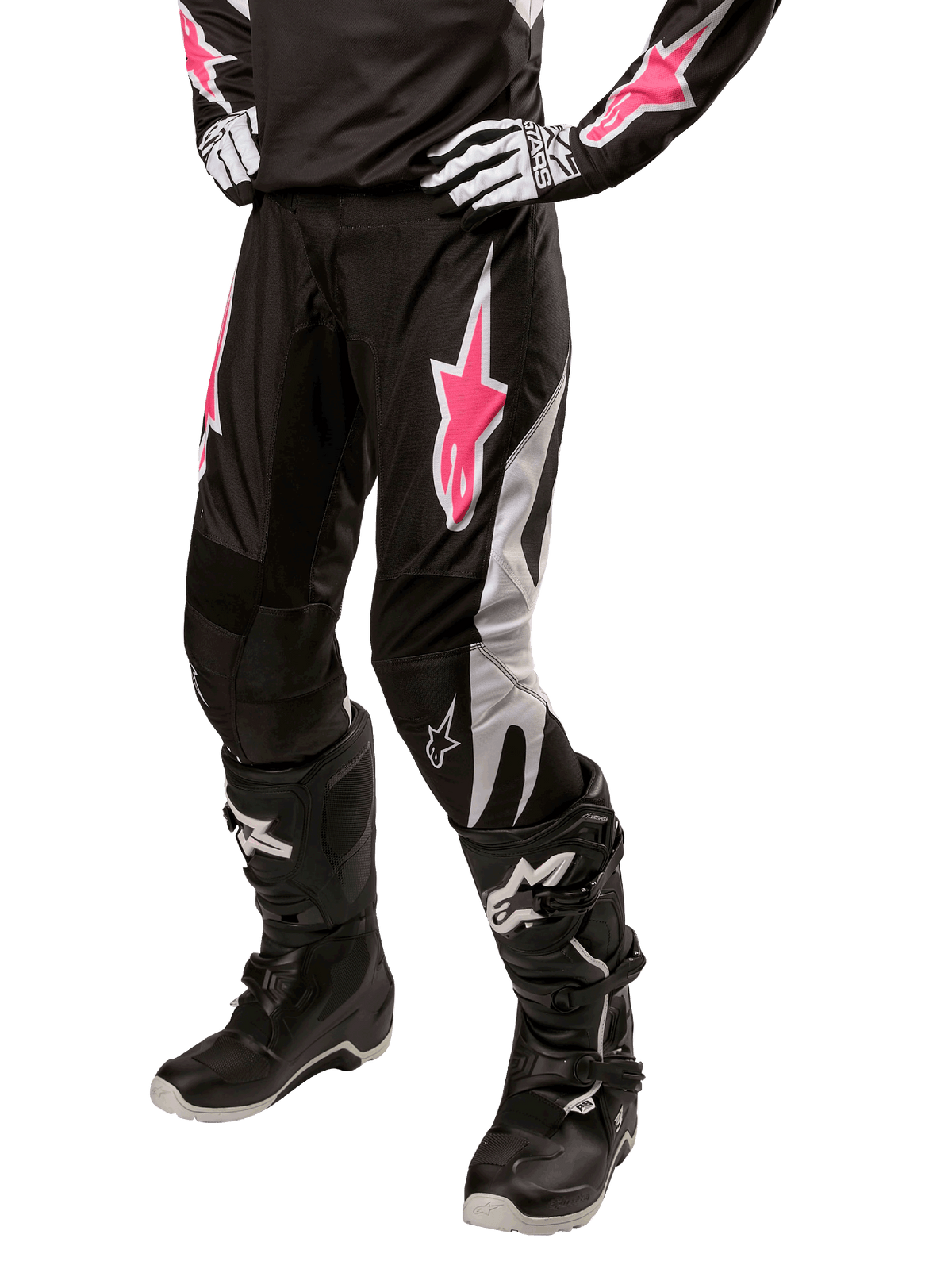Alpinestars Stella Fluid Broek 2024 – Zwart wit
