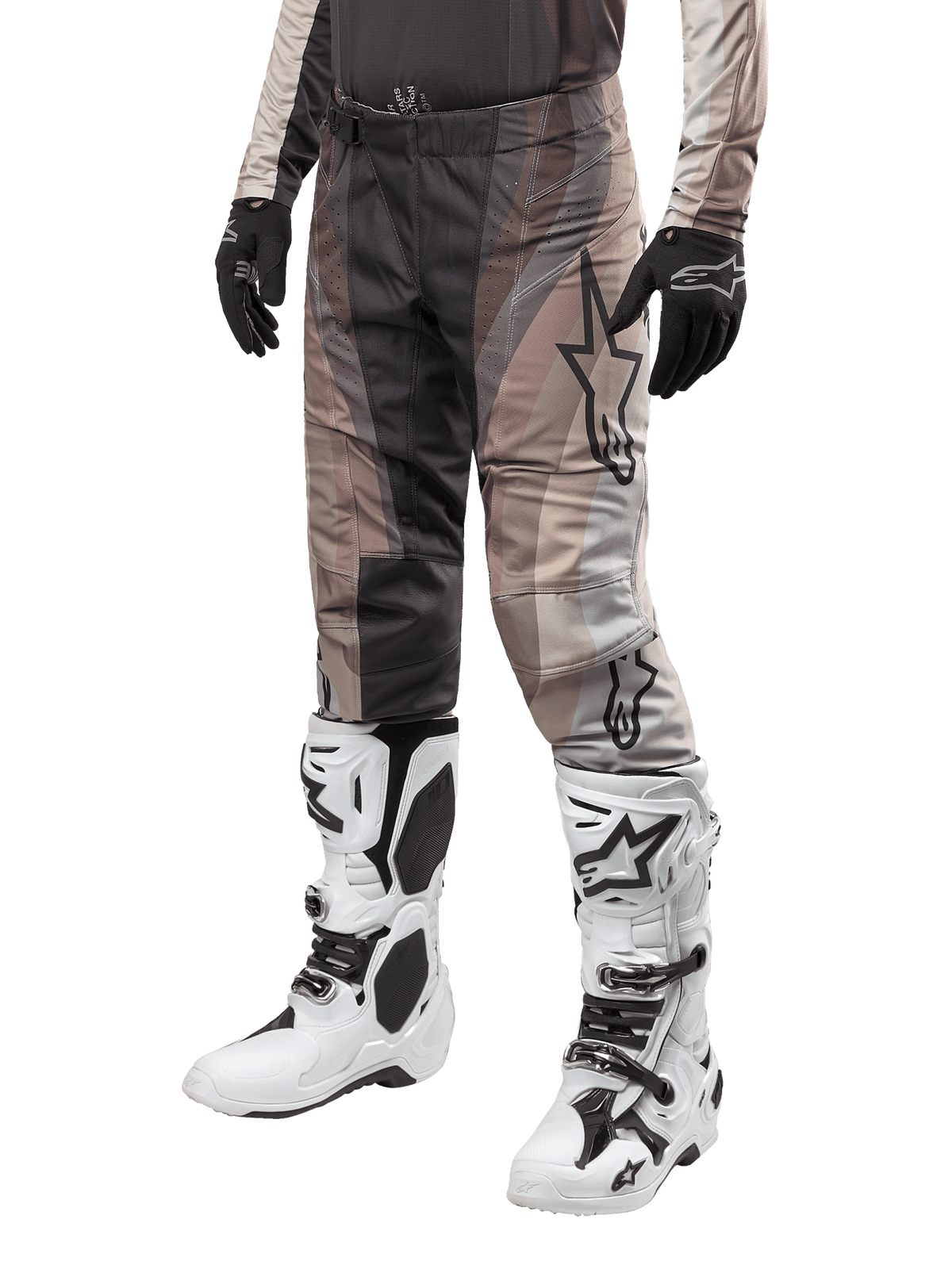 Alpinestars Techstar Pneuma Broek 2024 – Donker sand iron dust grijs - MxProStoreParts