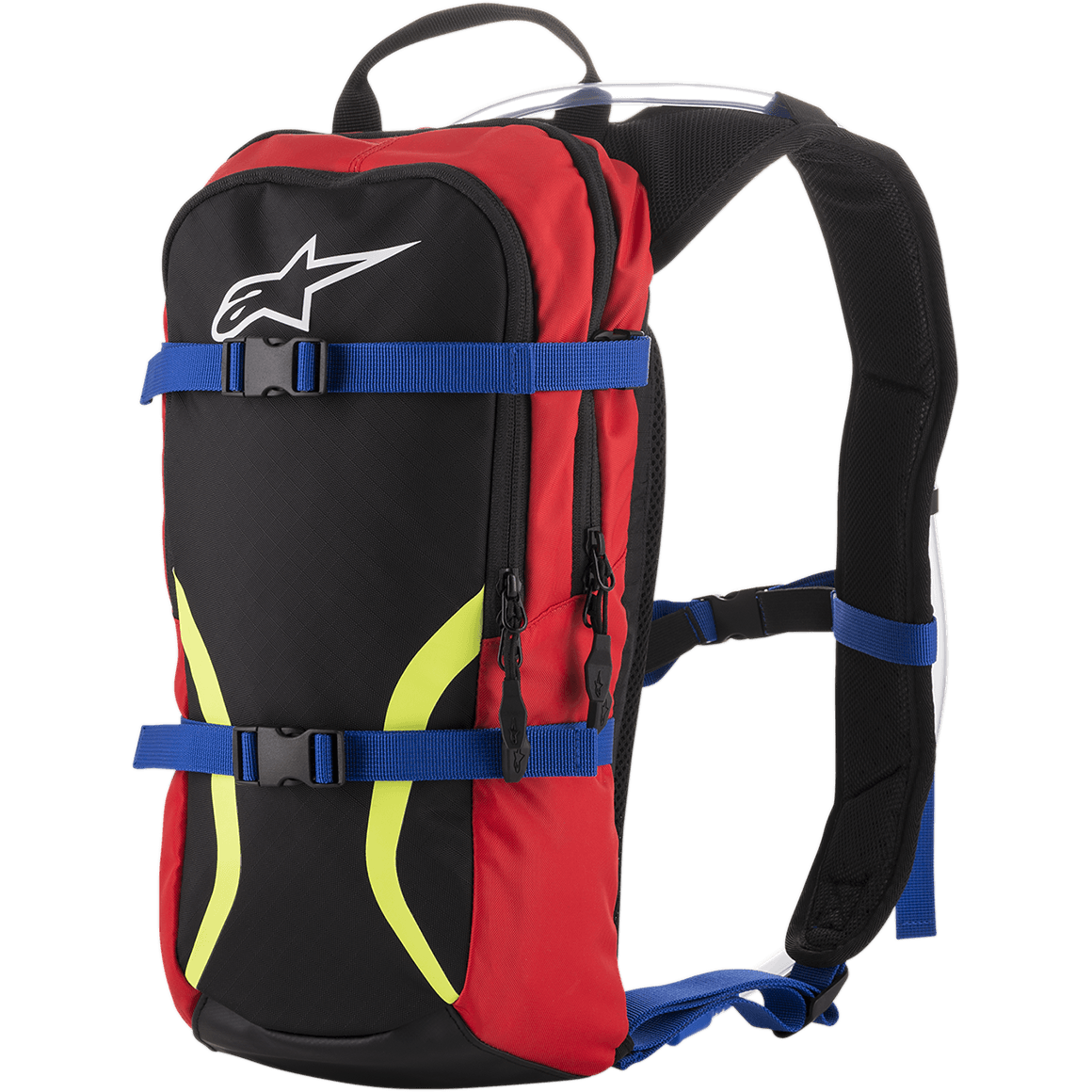Alpinestars Iguana Hydratatierugzak – Zwart blauw rood geel fluo - MxProStoreParts