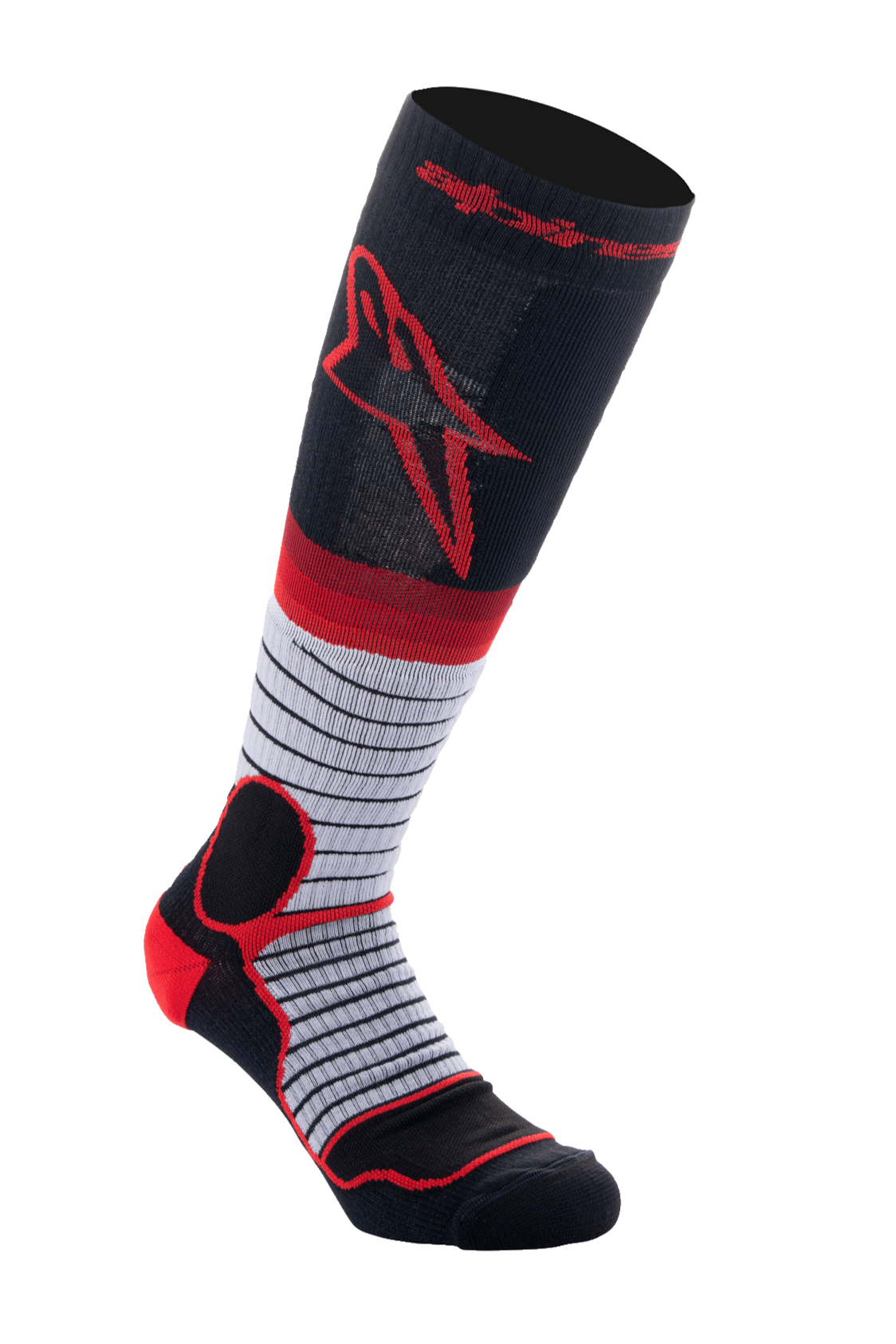 Alpinestars MX Pro Sokken V2 – Zwart grijs rood