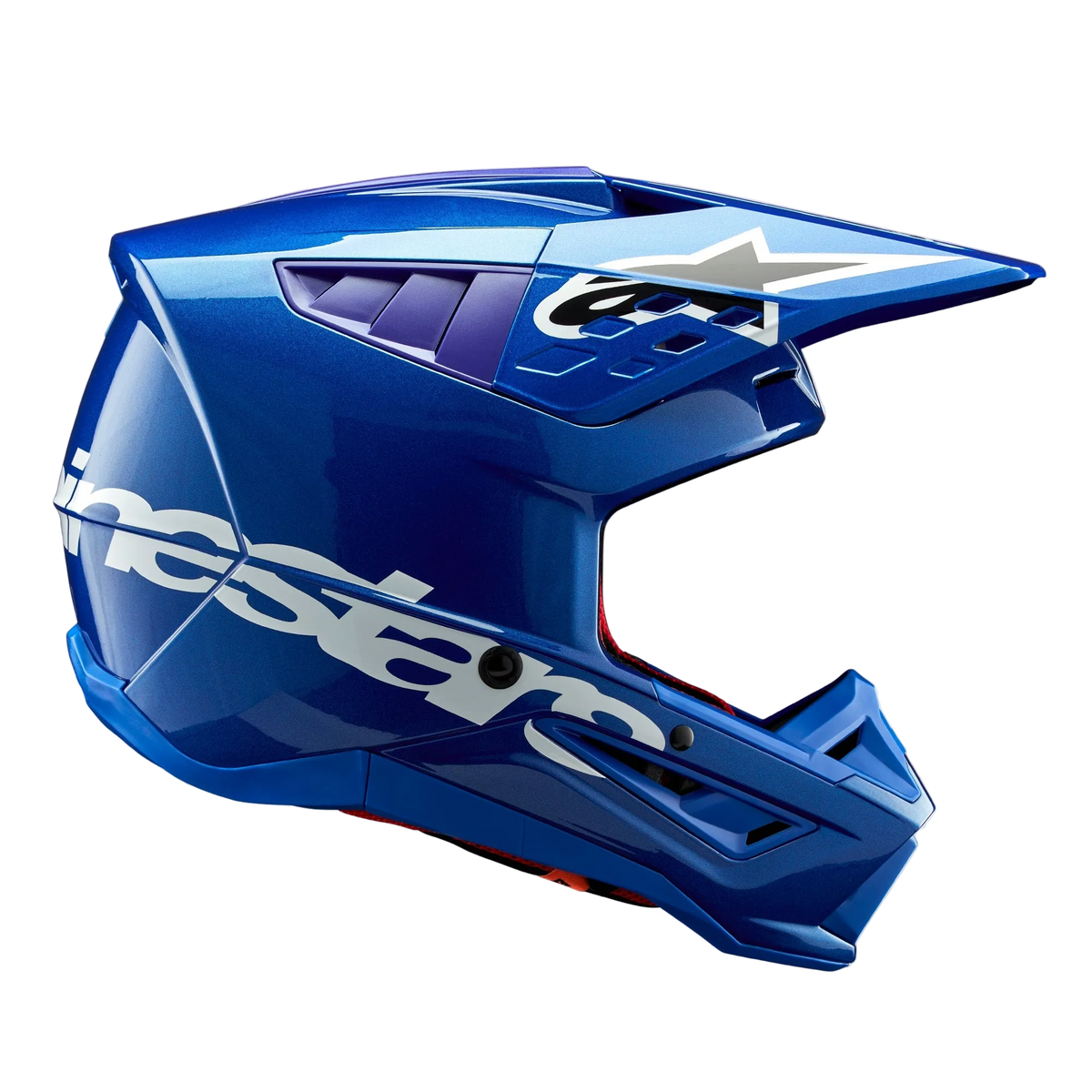 Alpinestars S-M5 Corp ECE 22.06 Helm – Blauw glanzend
