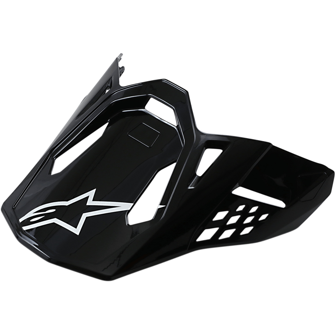 Alpinestars Supertech M10/M8 Vizier – Glanzend Schwarz - MxProStoreParts