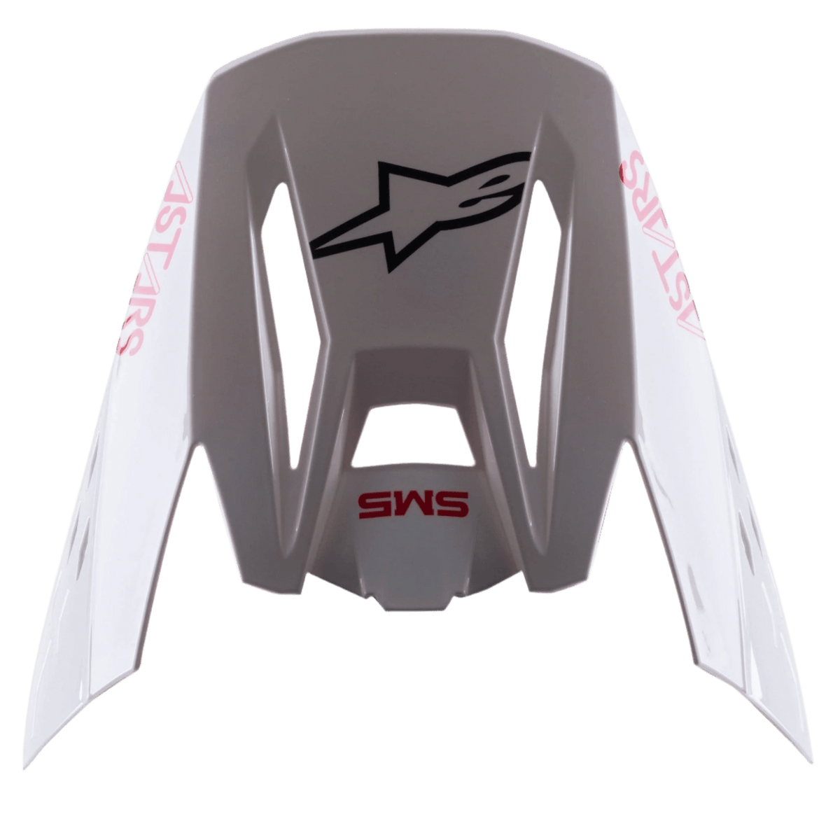 Alpinestars S-M5 Bond Vizier – Blanc rouge brillant - MxProStoreParts