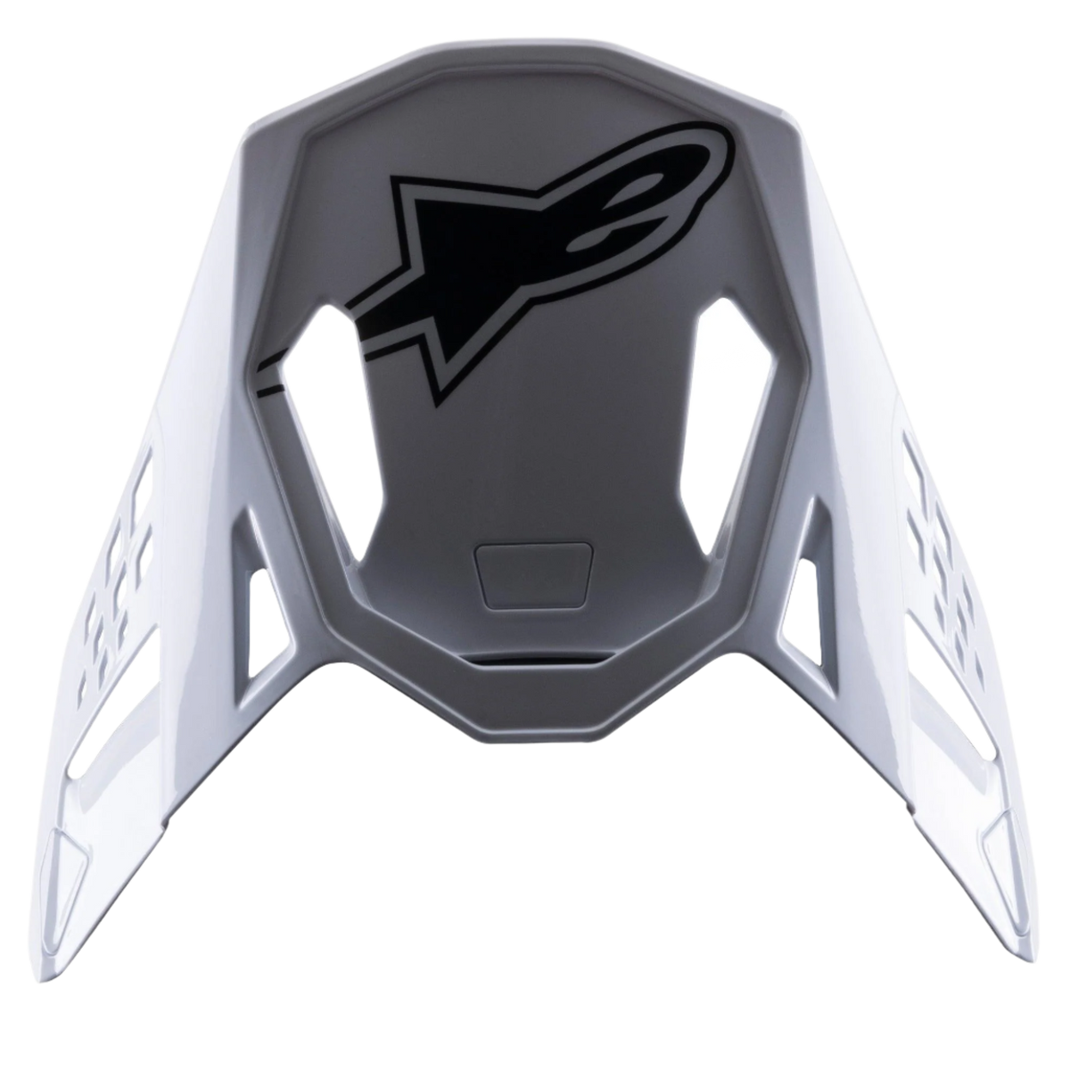 Alpinestars S-M8 Factory Vizier – Zwart wit rood fluo glans