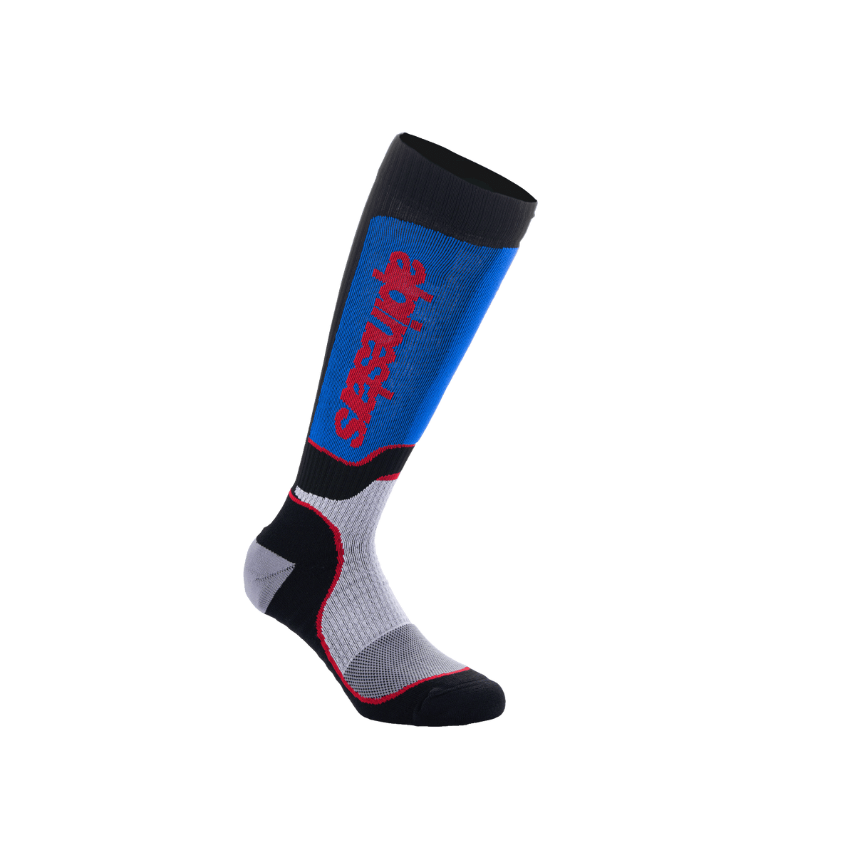 Alpinestars Jeugd MX Plus Sokken – Zwart wit koningsblauw
