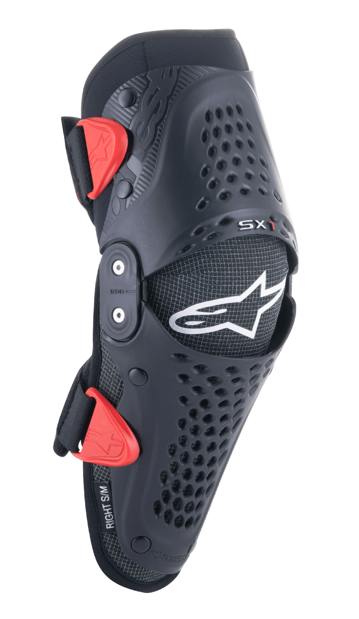 Alpinestars Jeunes SX-1 Protections de genoux – Noir et rouge - MxProStoreParts