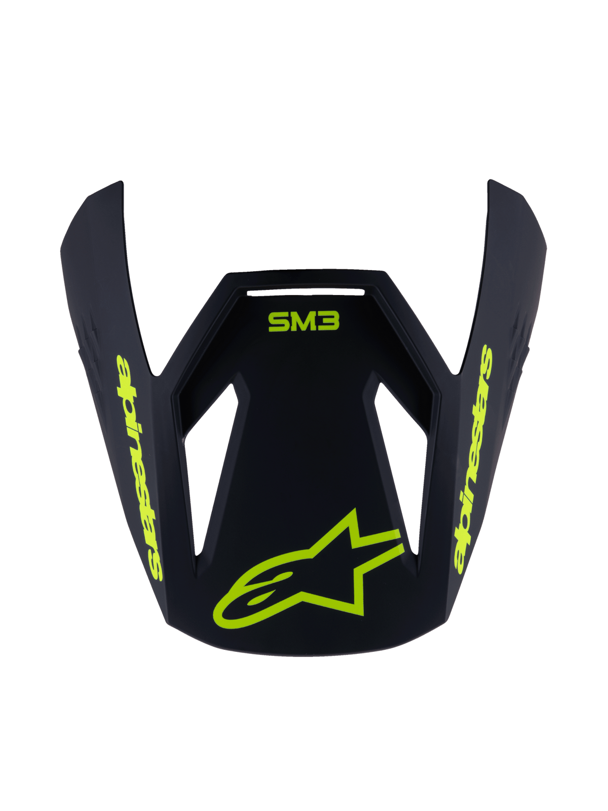 Alpinestars Juventud S-M3 Radium Visera – Negro mate, amarillo flúor - MxProStoreParts