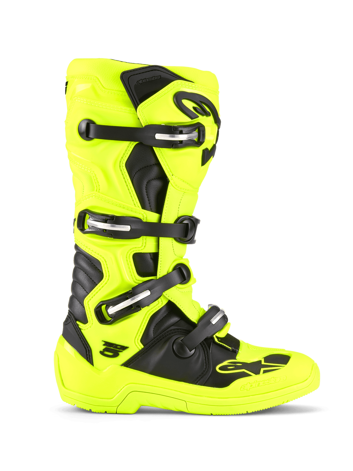 Alpinestars Tech 5 Botas – Amarillo fluo negro - MxProStoreParts