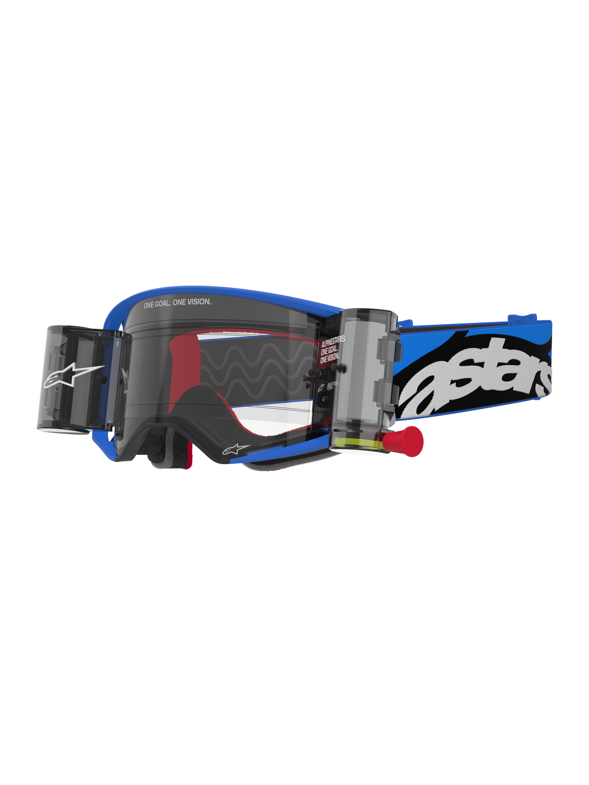 Alpinestars Supertech Stream Crossbril – Blauw helder roll off
