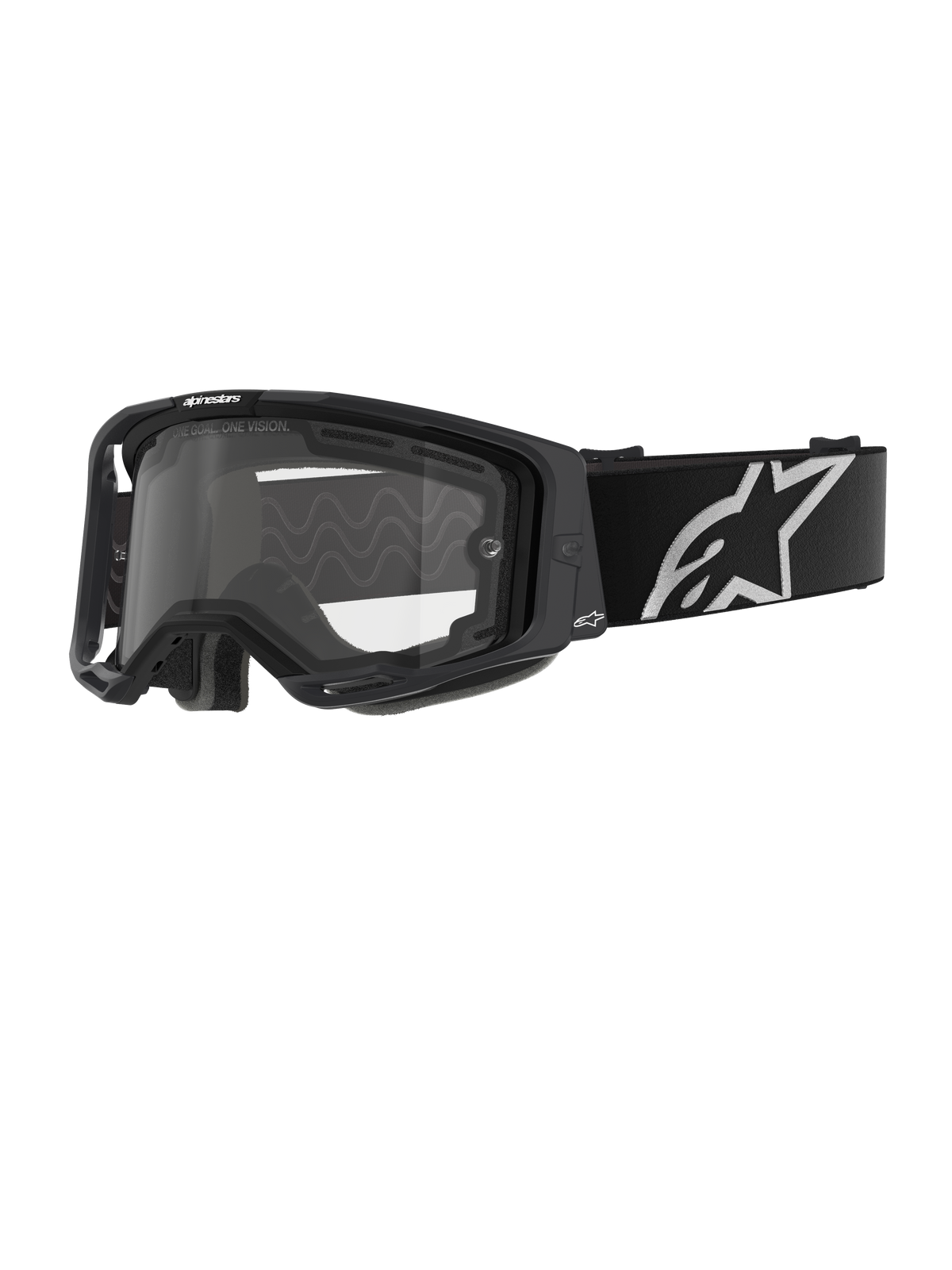 Alpinestars Vision 8 Corp Crossbril - Dual Pane – Dubbel glas zwart transparant
