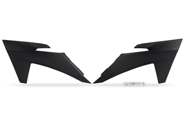 UFO Radiator covers SX/SX-F 125-450 23-24 EXC/F 24-.. Black 001