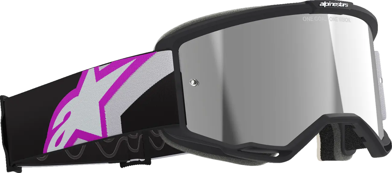 Alpinestars Vision 5 Corp LT Goggle – Gray/Purple / Mirror Silver