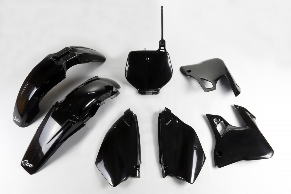 UFO Plastic kit 6-parts Black YZ125/250 96-99 - MxProStoreParts