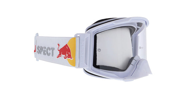 Red Bull SPECT Strive MX gafas de motocross – blanco / Clear Flash - MxProStoreParts
