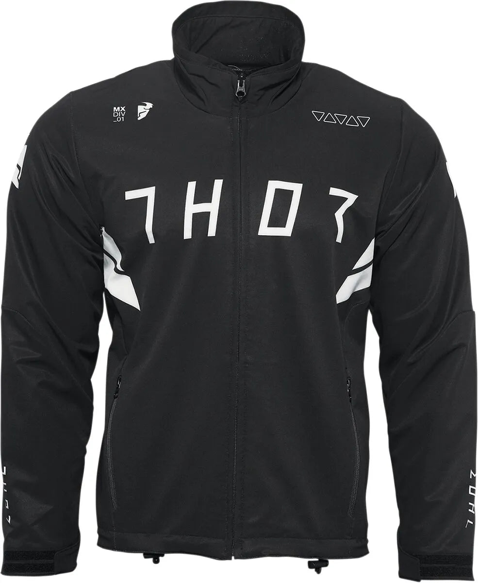 THOR Warmup jas – Zwart/Wit