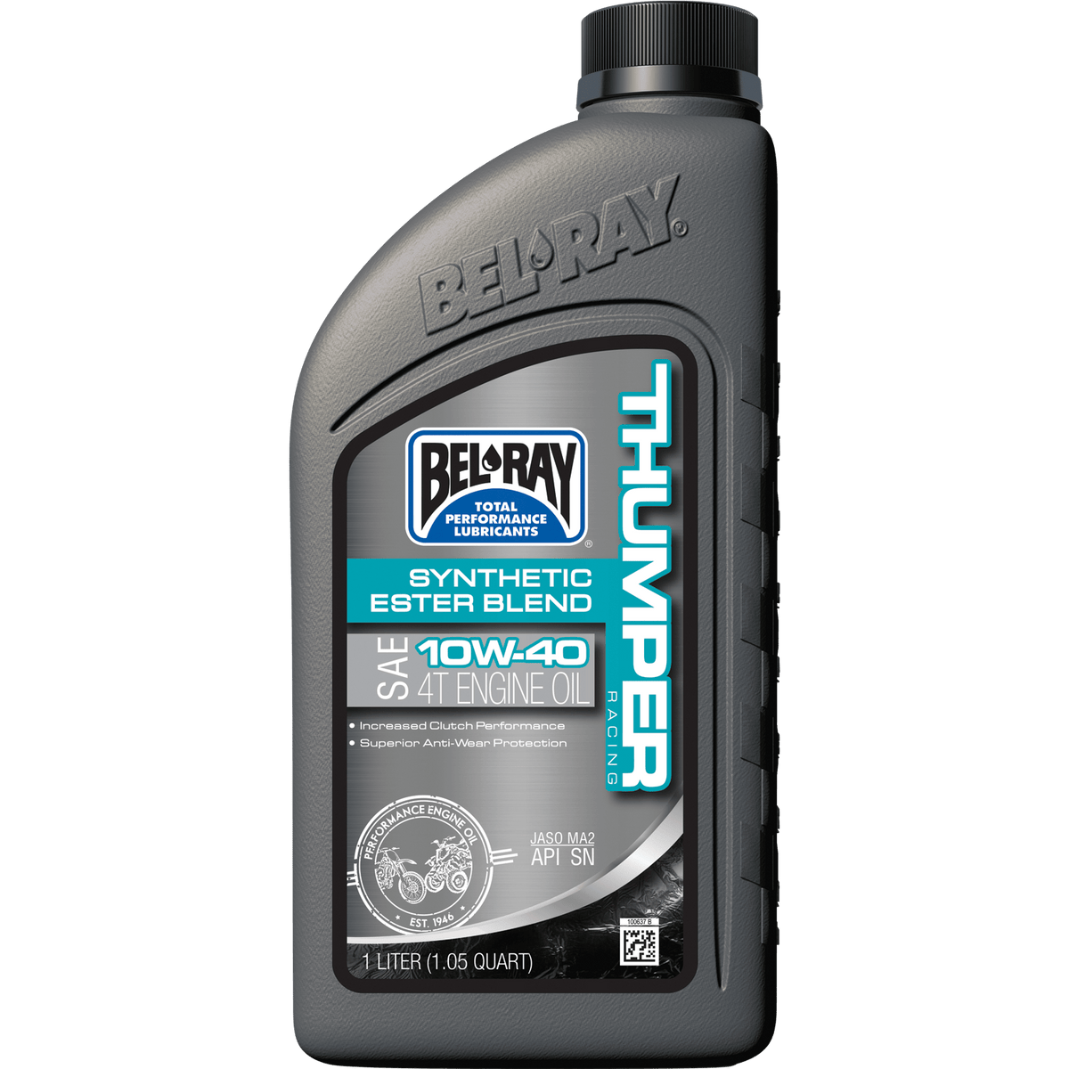 Bel-Ray Thumper Racing Mezcla Sintética de Ésteres 4T 10W-40 1 L - MxProStoreParts