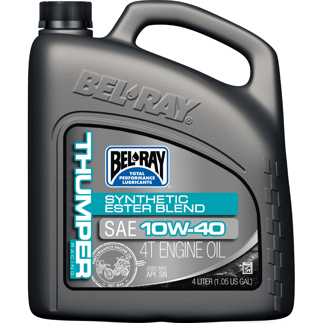 Bel-Ray Thumper Racing Synthetic Ester Blend 4T 10W-40 4 L - MxProStoreParts