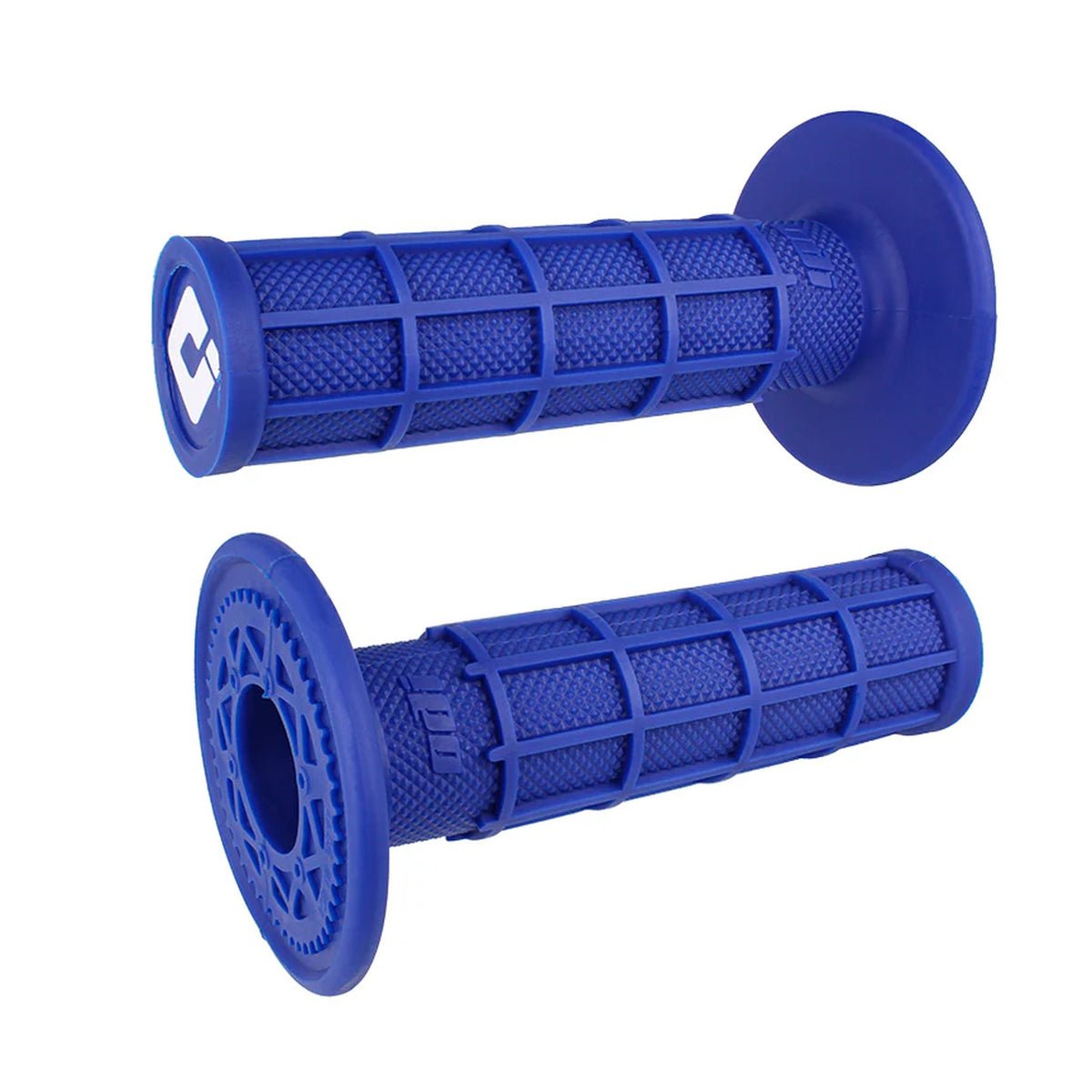 ODI Glue-On Grip Full-Waffle MX Single-Ply (Ruffian) Blue - MxProStoreParts