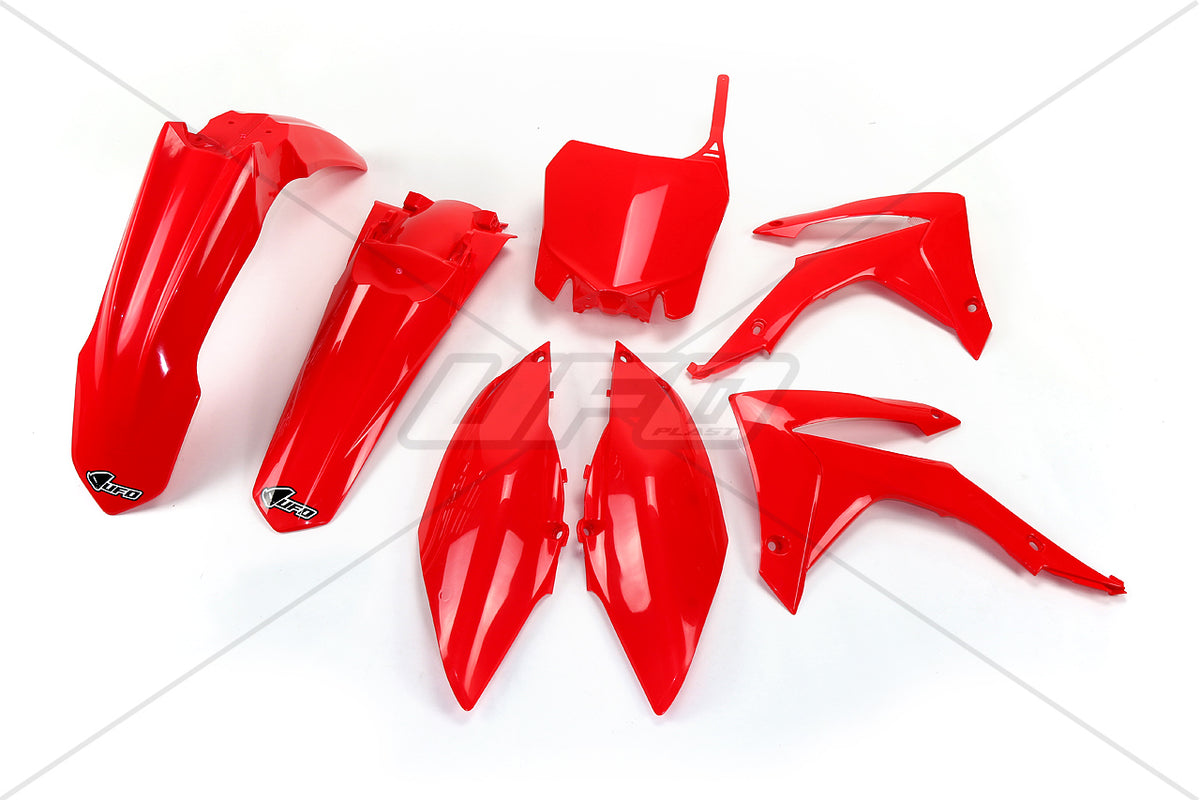 UFO Plastic kit 5-parts Red 070 CRF450 13- CRF250 14- - MxProStoreParts