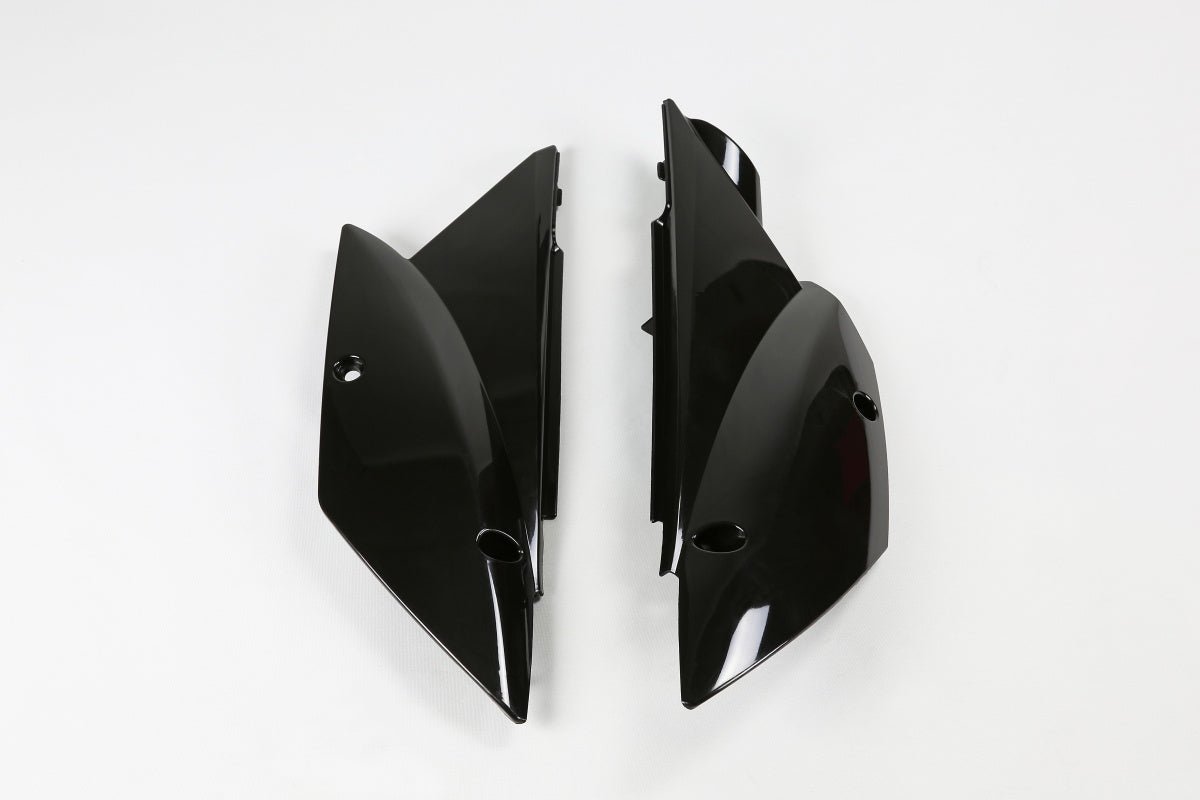 UFO Side number plates KLX110 10- Black 001