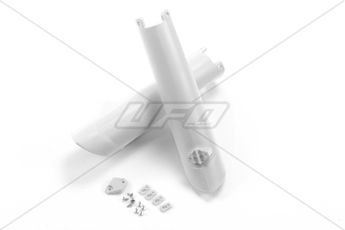 UFO Fork slider protectors HVA TC/FC 125-450 15-22 TE/FE 125-501 16-23 White