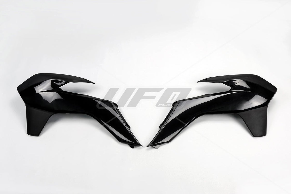 UFO Radiator Cover KTM125-525 SX/SXF 13-15 Black - MxProStoreParts