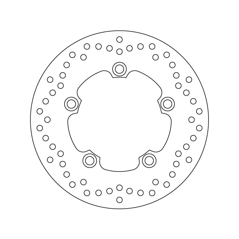 Technische illustratie: Brembo Serie Oro brakedisc – 68B40750; uitvoering volgens artikelgegevens