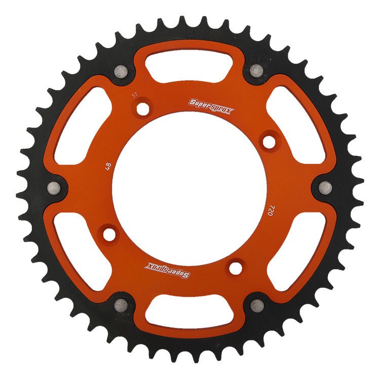Supersprox Stealth Rear sprocket Orange – RST-720:48-ORG - MxProStoreParts