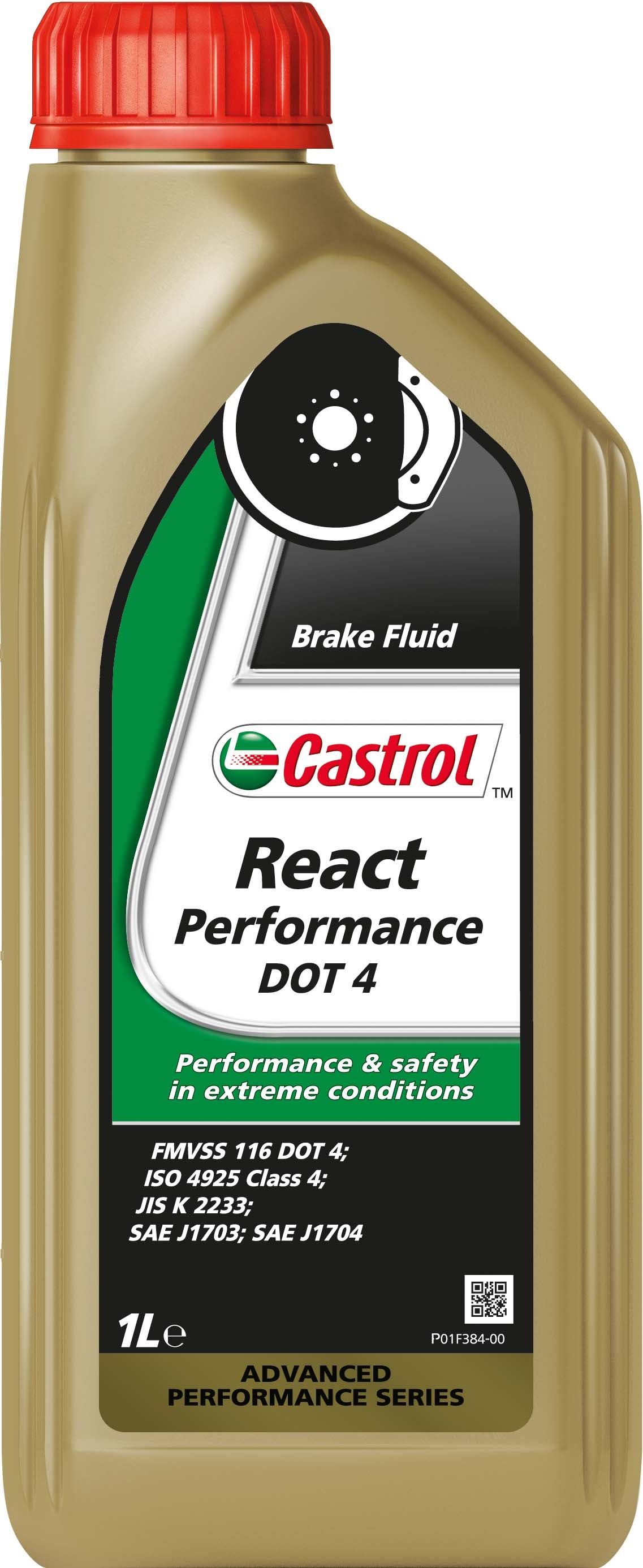 Castrol React Rendimiento DOT 4 1 L - MxProStoreParts