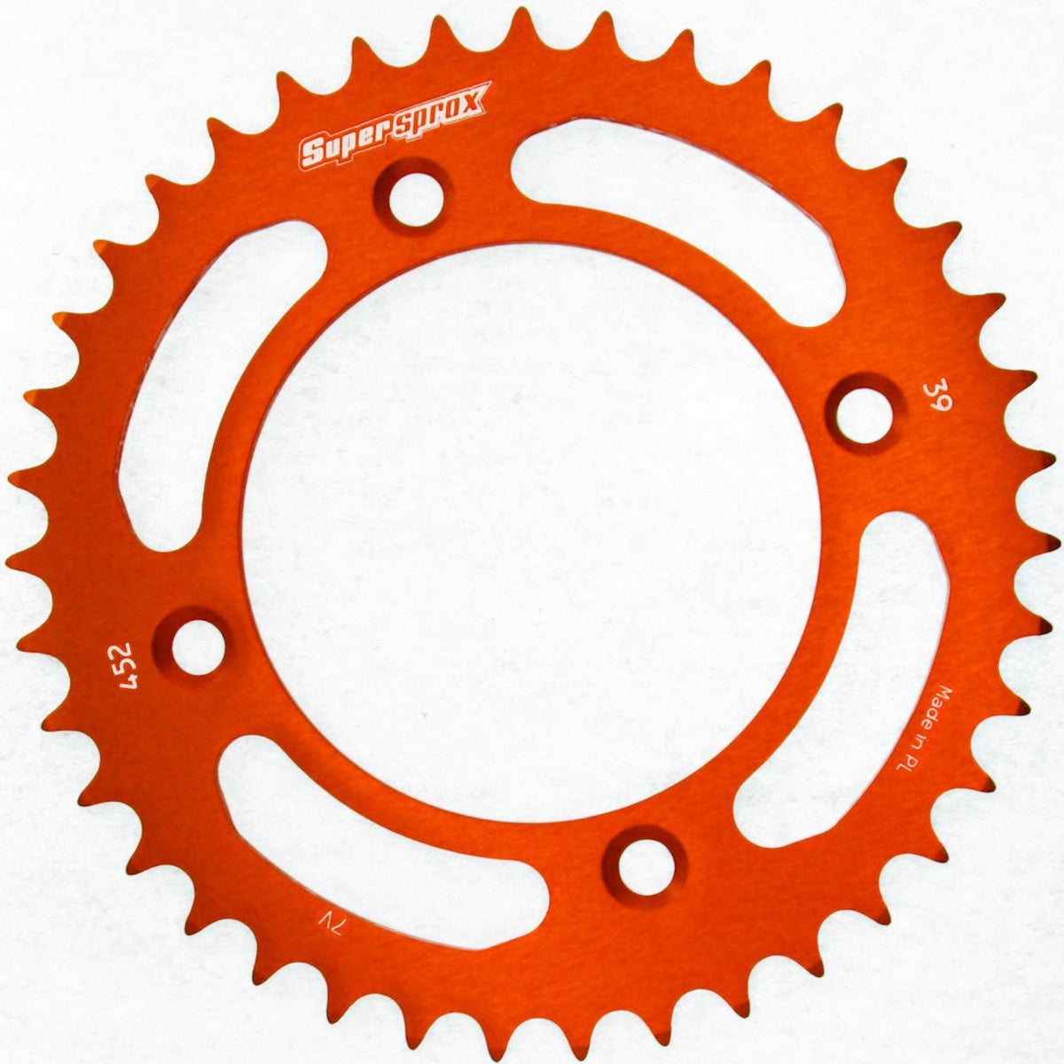 Supersprox Rear Sprocket Alu RAL-452:40 Orange – RAL-452:40-ORG