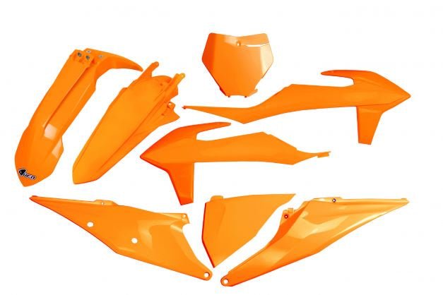 UFO Plastic Kit Fluorescent Orange KTM SX/SX-F 125-450 19-22 - MxProStoreParts