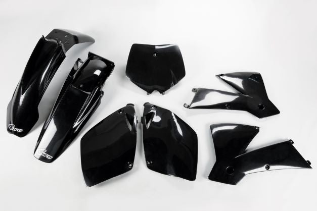 UFO Plastic kit 5-parts Black KTM SX125-520 2T/4T 01-02