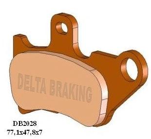 Delta Braking Gesintert für Bremsbeläge DB2028 Typ SR - N - MxProStoreParts