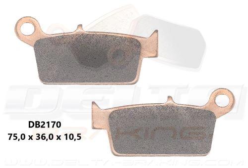 Delta Braking Sintered achter remblokken DB2170 Type N - MxProStoreParts