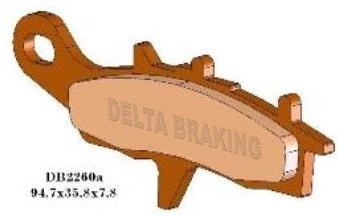 Delta Braking Gesinterte Bremsbeläge DB2260 Typ N - MxProStoreParts
