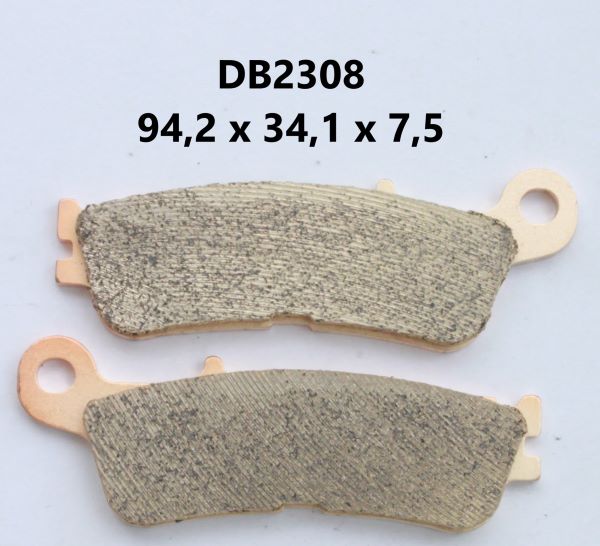 Delta Braking Sintered Voor remblokken DB2308 Type D - MxProStoreParts
