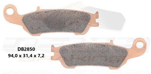 Delta Braking gesinterte Bremsbeläge für den Typ DB2850 Type D - MxProStoreParts