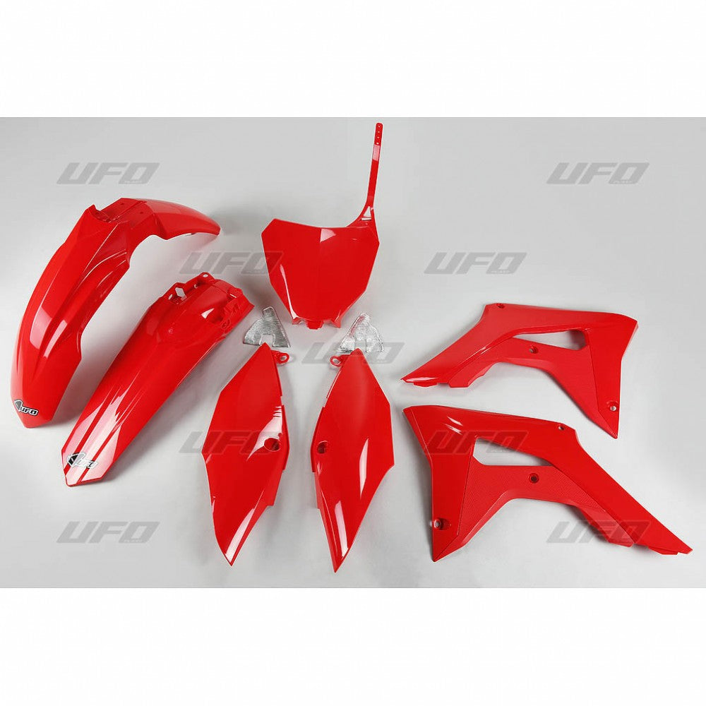 UFO Plastic kit 5-parts Red 070 CRF250R 18-21 / CRF450R 2017-20 - MxProStoreParts