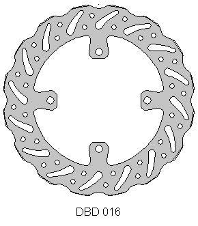 Delta Braking für Bremsscheiben (250mm) Kawasaki KLX 450 07 - 15 & KX 125/250 06 - 08 & KX 250F/450F 06 - 14 - MxProStoreParts