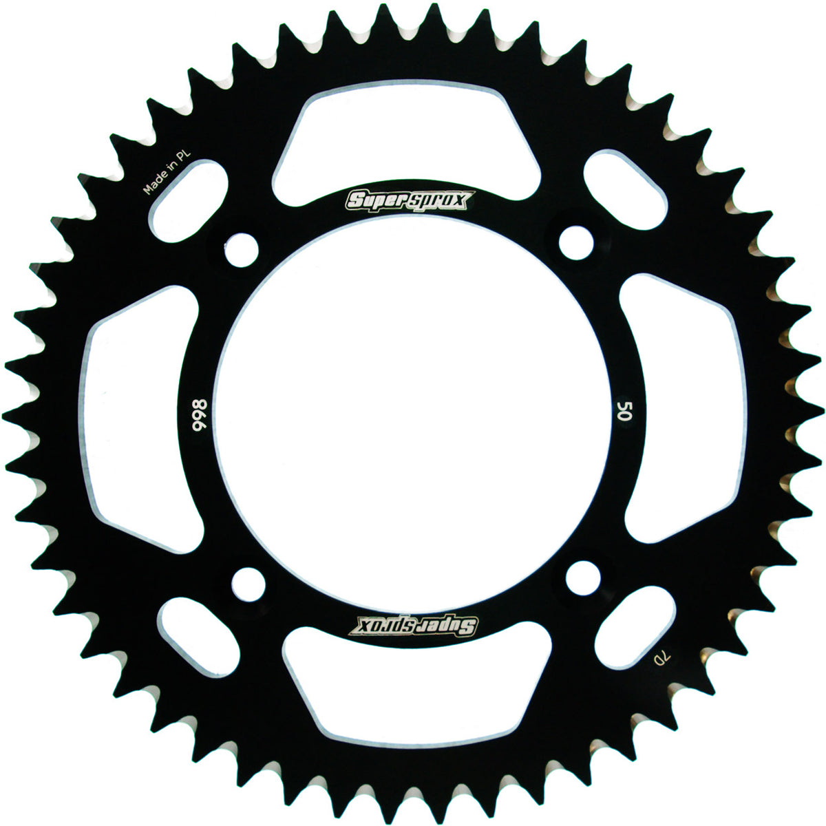Supersprox Rear Sprocket Alu RAL-998:50 Black – RAL-998:50-BLK