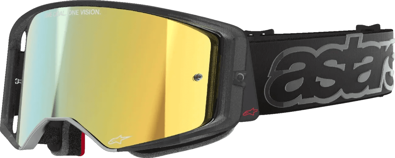 Alpinestars Supertech Vista Brille – Schwarz / Verspiegelt Gold - MxProStoreParts