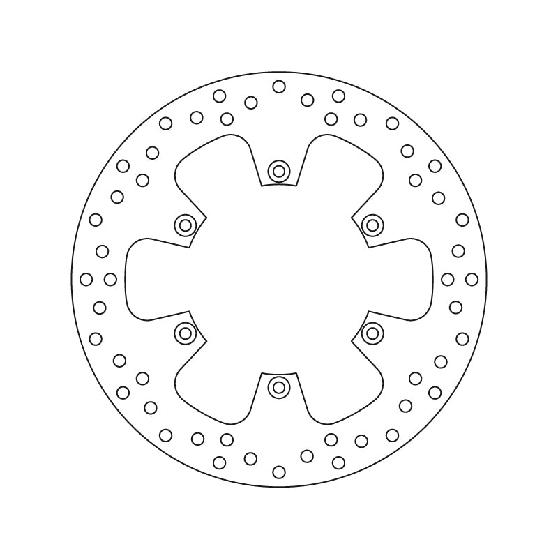 Brembo Serie Oro achterremschijf – 68B407F0 – serieafbeelding